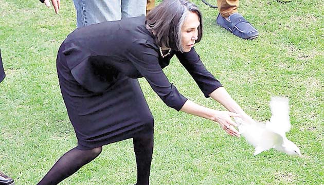Florinda Meza estaba muy emocionada.