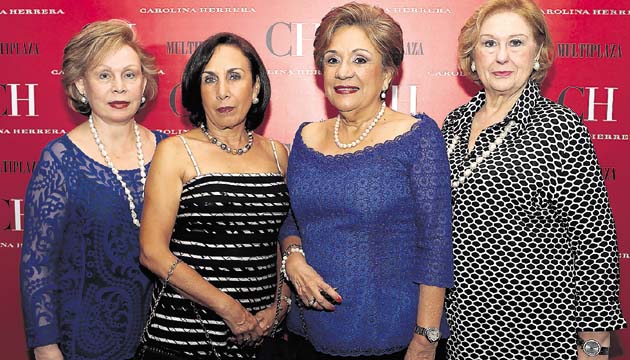 7. Roci de Vallarino, Ivette de Puente, Olga de Ortega y María Teresa de Iovane.
