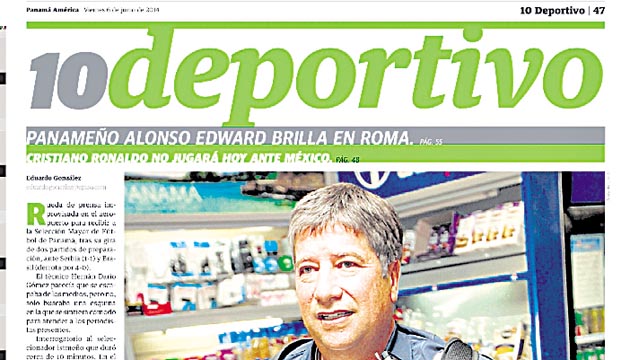 La frase de “El Bolillo” registrada en la portada del 10 Deportivo.