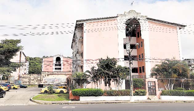 Edificios Hortensia. Por muchos años, en este terreno se encontraba la cárcel Modelo construida en 1920. Tras la invasión, esa infraestructura fue destruida y dieron paso a varios multifamiliares.