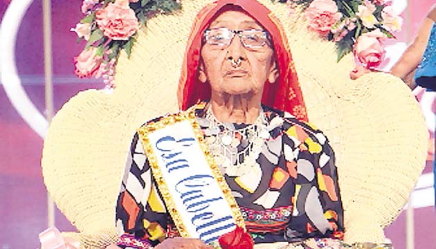 La ganadora, la más reservada.