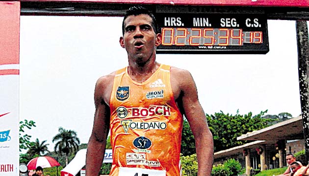 6. Jorge Castelblanco fue el mejor panameño en esta maratón.(Anayansi Gamez )