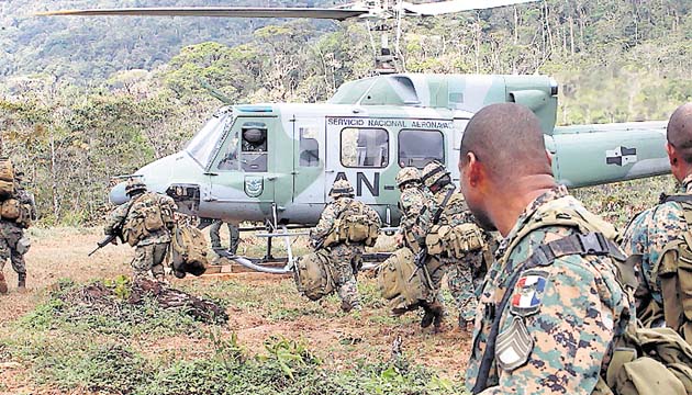 El sitio se ubicó a un kilómetro de la frontera con Colombia.(Edwin González )