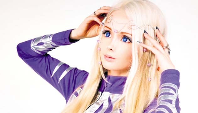 Valeria Lukyanova, es la llamada Barbie Humana.