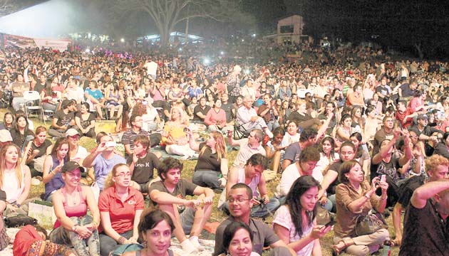 Parque Omar. Millares gozaron las presentaciones de Musicalión.