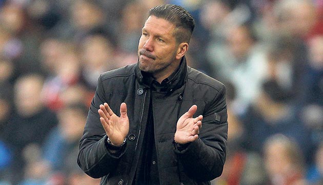 Diego Simeone acabó feliz con sus pupilos.(EFE)