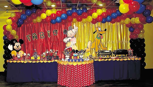 Mickey es el preferido para fiestas de 1 año.(Kids Playground Facebook)