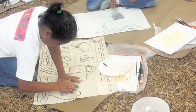 Pintura. La Fundación Olga Sinclair y la Fundación San Felipe, así como la APAP, también acercan a los niños y jóvenes al arte pictórico.