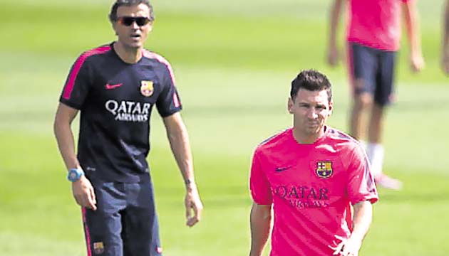 Enrique quería abrirle un expediente a Lionel Messi