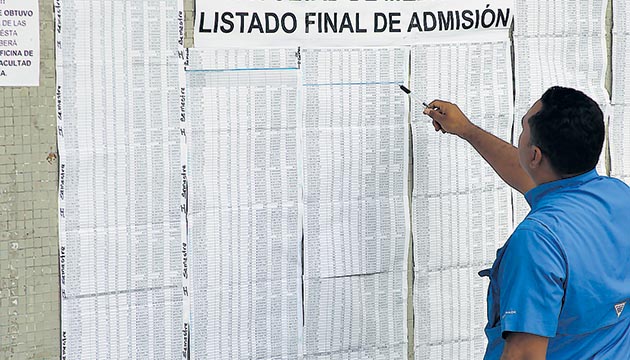 En la UP ya está ampliada la lista de admisión para Medicina.(Víctor Arosemena)