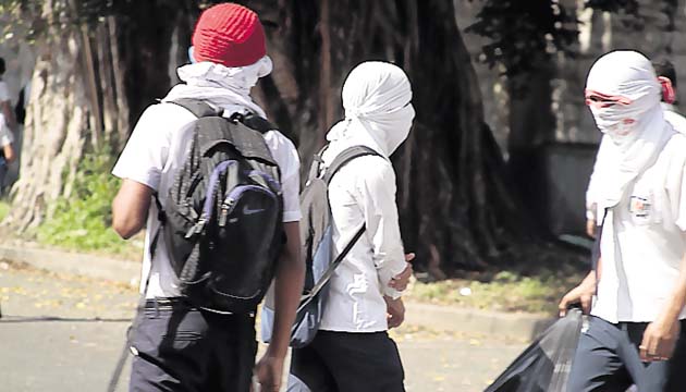 Las protestas estudiantiles afectaron el calendario escolar 2014.(Archivo)