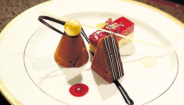 Este fue el postre más esperado de la noche.