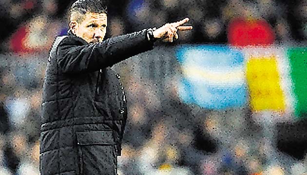 Simeone reconoce que el Atlético no jugó su mejor partido ayer