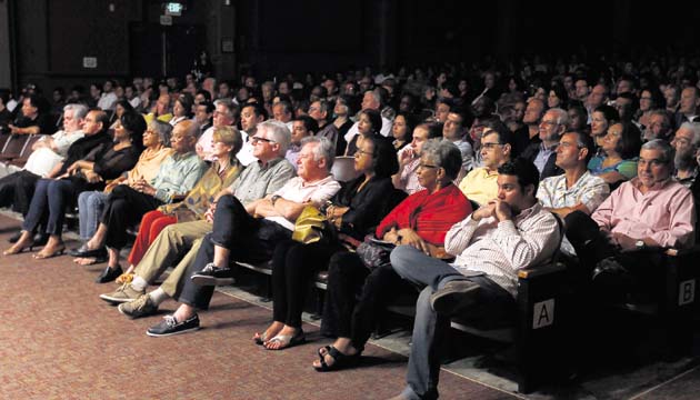 El público disfrutó del concierto que duró más de dos horas. ()