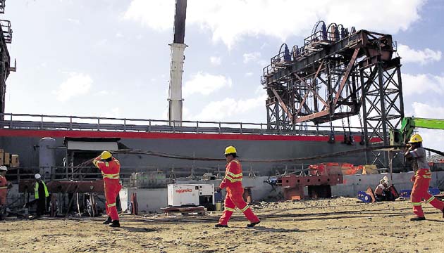 Hace falta pagar por progreso un total de 635 millones de dólares para finalizar.(Victor Arosemena )
