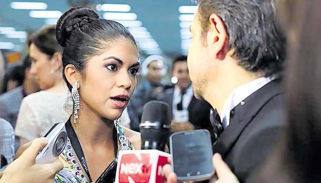 Yuselin Asprilla, reportera, aseguró que la mujer no debe ser sumisa. (Archivo)