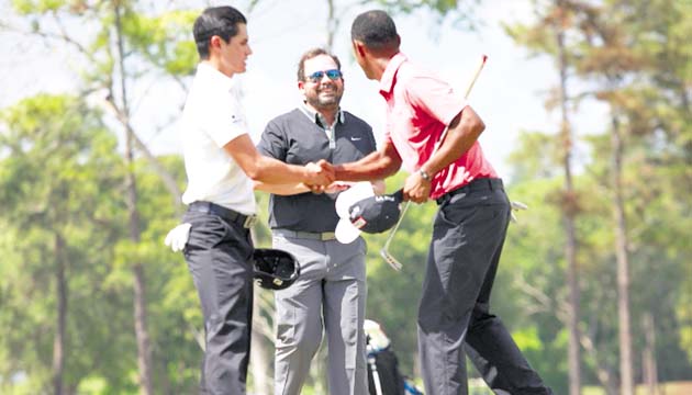 Grupo. Varona recorrió las primeras rondas con Mike Norman y el golfista chileno Christian Espinoza, quien también superó el corte. Espinoza ocupa el puesto 24 con 140 golpes.