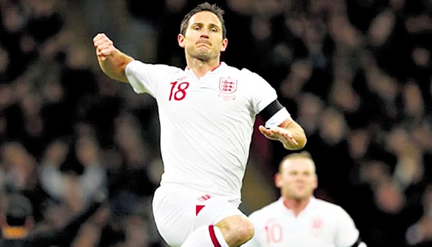 Lampard jugó solo el último duelo contra Costa Rica en 2014.(Archivo)