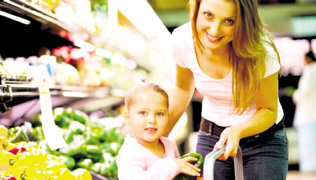 Hacer las compras del menú de la semana ahorra tiempo.