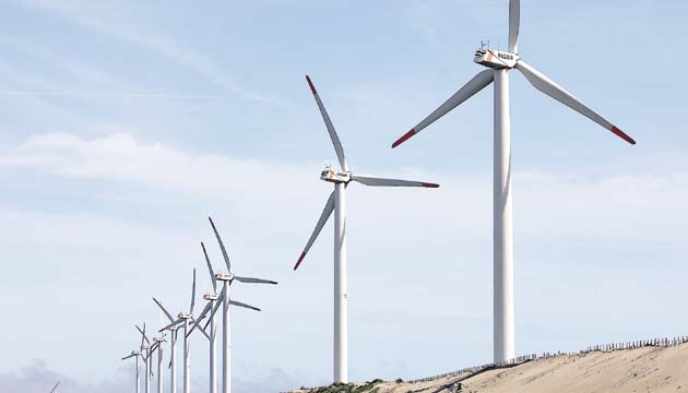 El costo del megavatio instalado de energía eólica es más económico