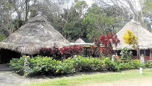 El hotel tiene unas ocho habitaciones.