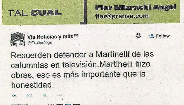 Difusíon masiva del tuit alterado