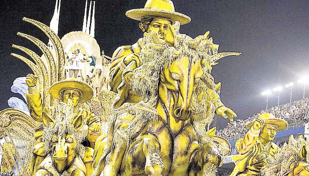 Carroza alegórica de la escuela de samba Vai-Vai.()