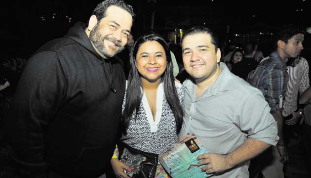 Agustín Clément, Nini De León y Hugo Víctor Rodríguez.
