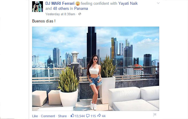 DJ Mari Ferrari desde el Hard Rock Hotel