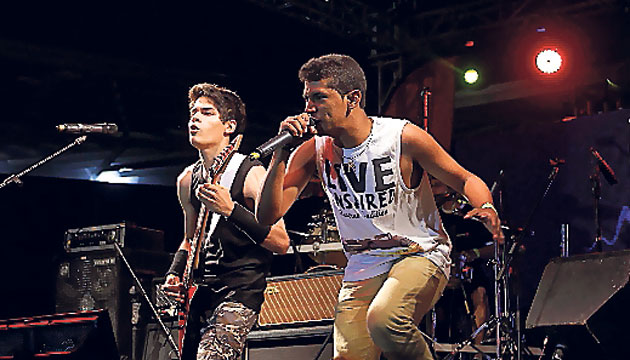 Mucha adrenalina proyectaban las bandas.
