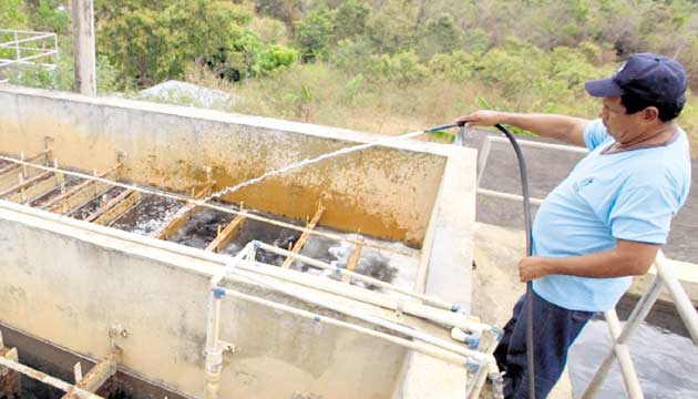 En Cabra solo se está procesando 2.6 millones de galones de agua.(Edwin González. )