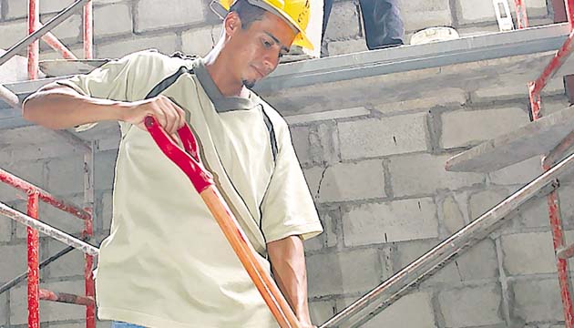 Sector construcción es uno de los más afectados.(Archivo)