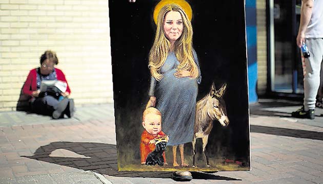 Pintor español asegura que Kate Middleton es 'un santo del siglo 21'.