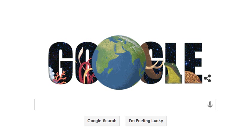 Doodle del Día de la Tierra. Doodle del Día de la Tierra.