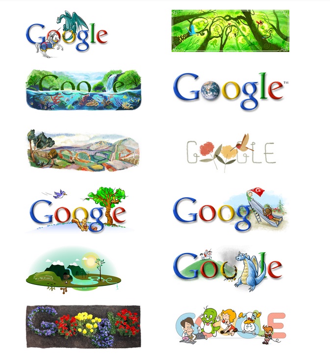 Otros doodles de Google sobre el Día de la Tierra. Otros doodles de Google sobre el Día de la Tierra.