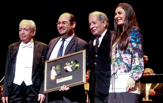 Eduardo Charpentier De Castro, Osmand Charpentier, Jorge Ledezma Bradley y Mariana Núñez Haugland (directora del Inac).
