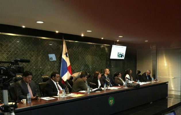 Spadafora en la Comisión de Población, Ambiente y Desarrollo. Foto/@AlidaSpadafora