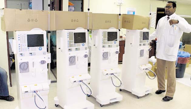 Cuatro nuevas máquinas de hemodiálisis adquirió el Centro para Pacientes Renales.