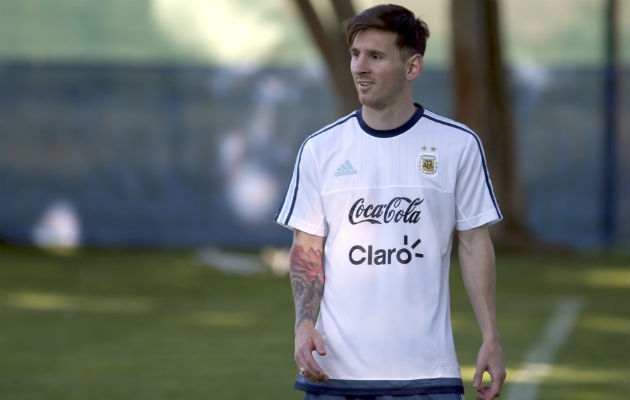 Messi está concentrado con la selección de Argentina para participar en la Copa América 2015. Foto/AP
