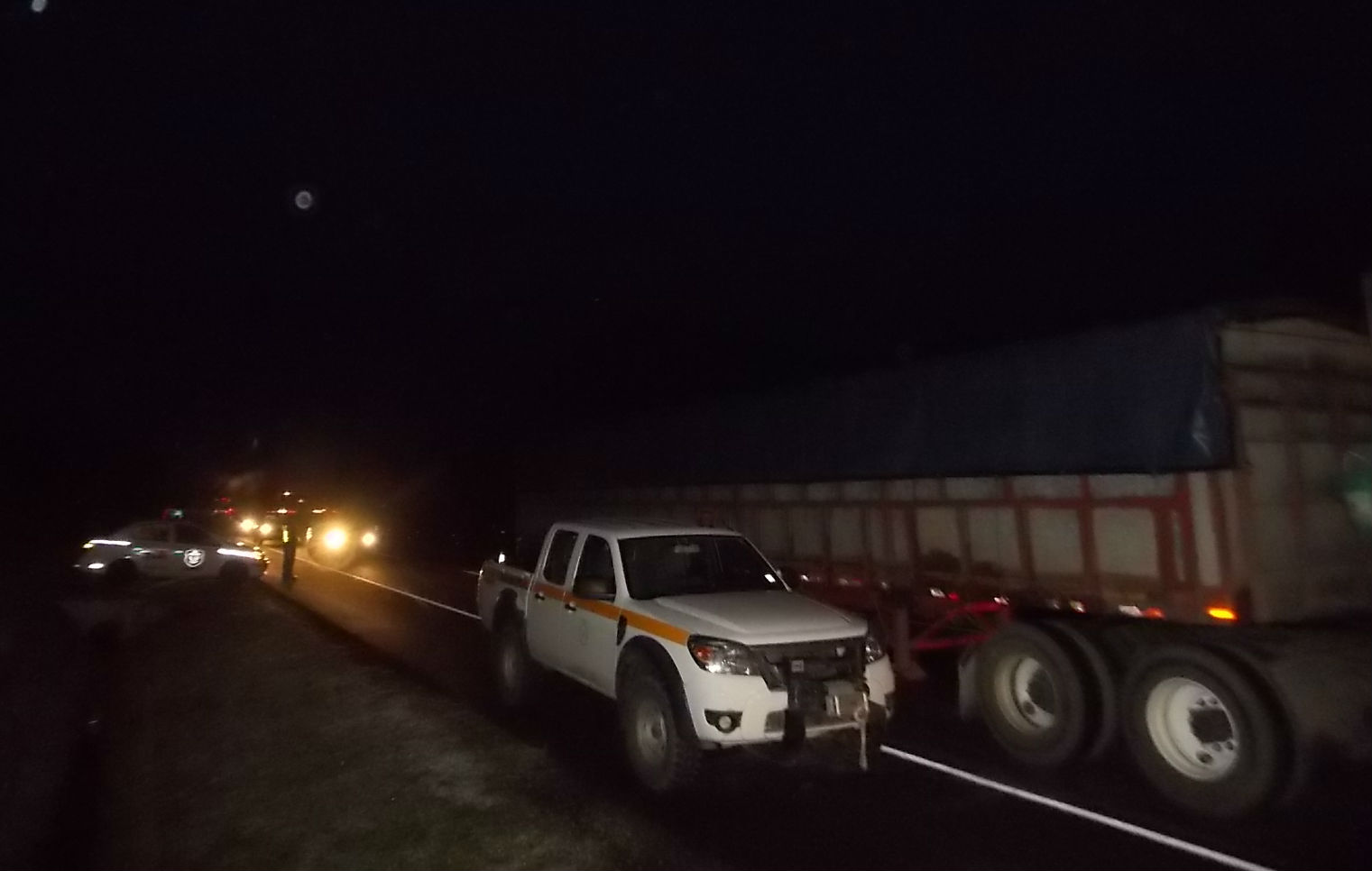 La víctima fue atropellada en la vía hacia Guararé, muy cerca a su residencia. Foto: Zenaida Vásquez