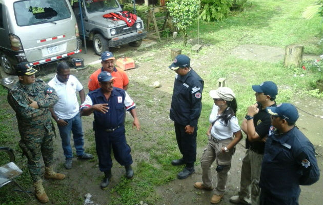 Una Comitiva binacional analizó la situación. / Fotos: Leonardo Machuca