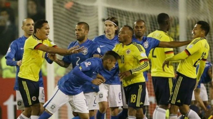 La expulsión de Neymar.