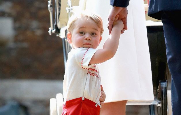 George estuvo presente. / Archivo El bautizo de una princesa