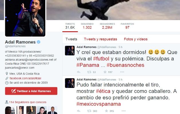 Adal Ramones, en diferentes ocasiones, ha traído al país sus monólogos. Estrellas apoyan a la Selección Nacional