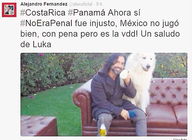 El reconocido cantante mexicano Alejandro Fernández no dudó en opinar en contra de los mexicanos.