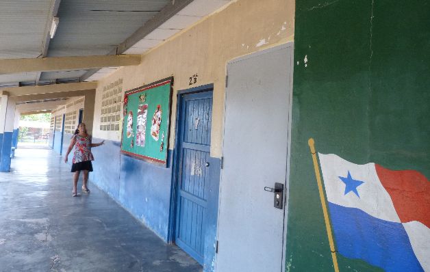 La escuela primera de Boca de Parita sigue exactamente igual. / Thays Domínguez Denuncian irregularidades en programas educativos