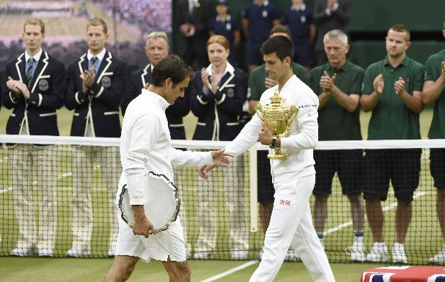 Djokovic dejó a Federer sin su octavo título 