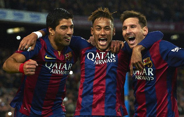 Así sonríen los tres mejores futbolistas 