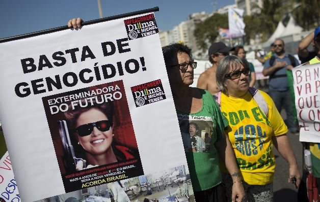 Exigen en Brasil el fin del gobierno de Dilma Rousseff 
