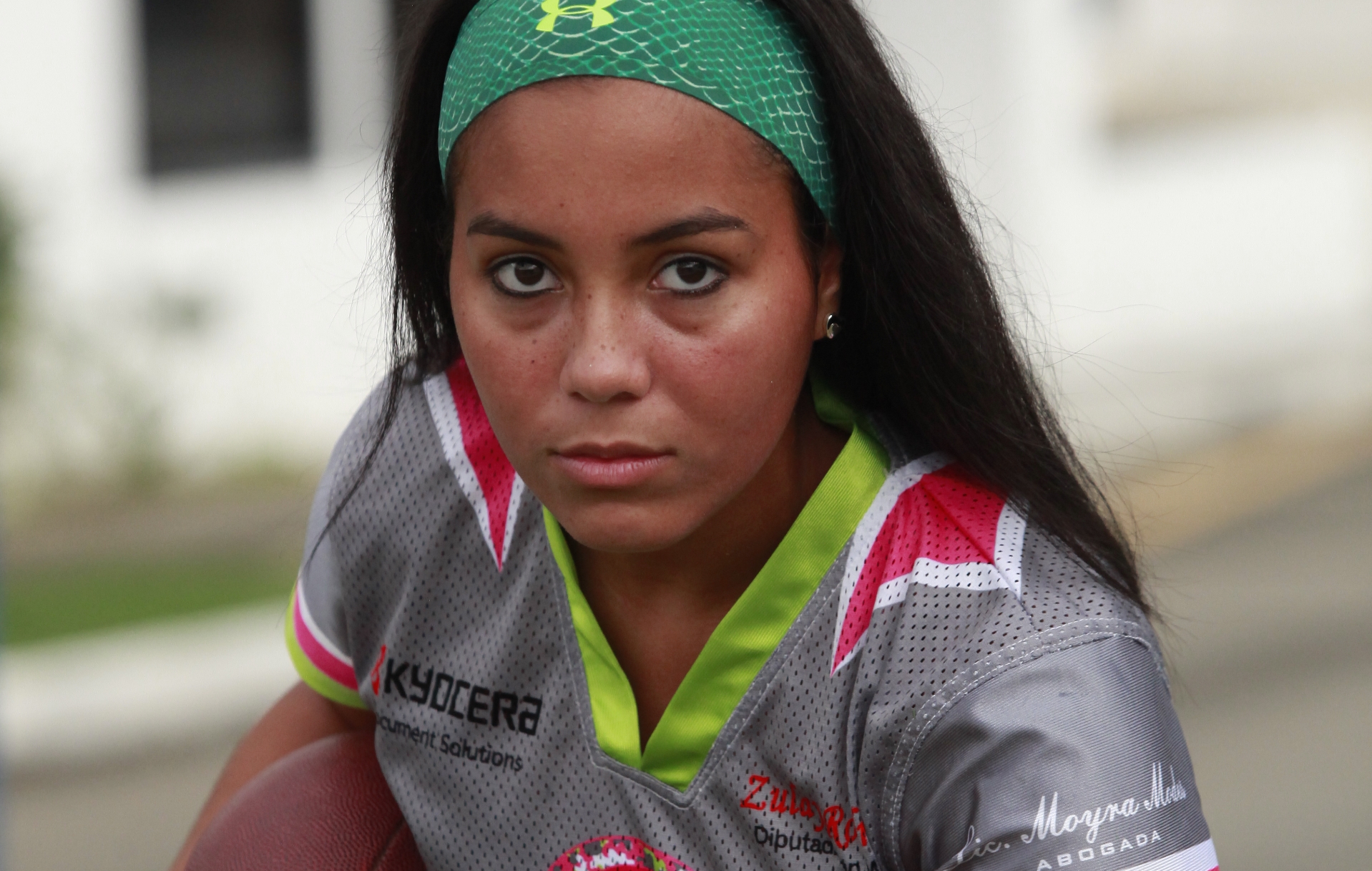 Carolina González juega la posición de "wide receiver". Packers Girls, a un paso de la final